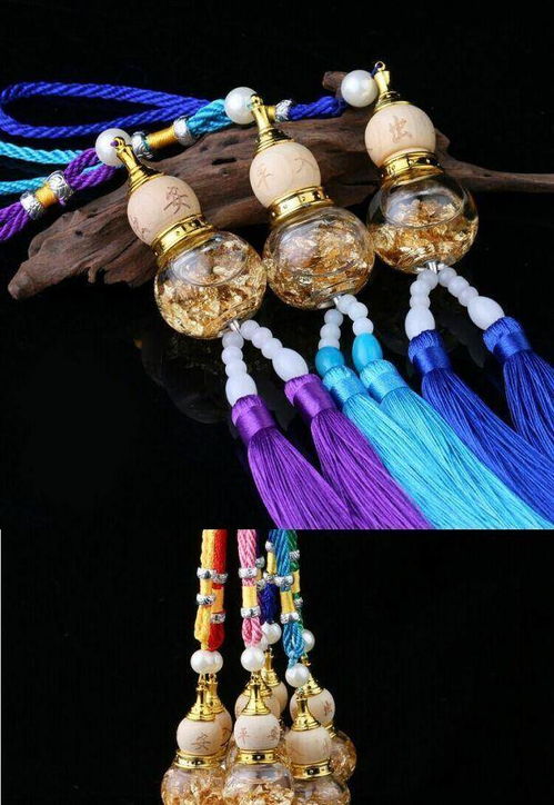 平安符金箔葫蘆車飾 裝飾與信仰的完美融合